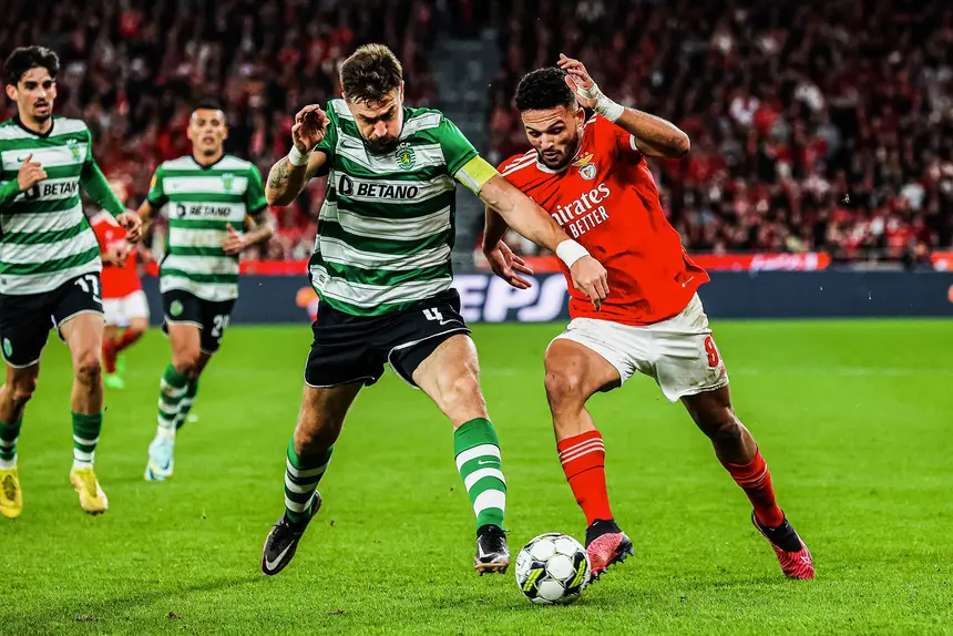 SportingBenfica os velhos rivais e Alvalade, tal como em 1975