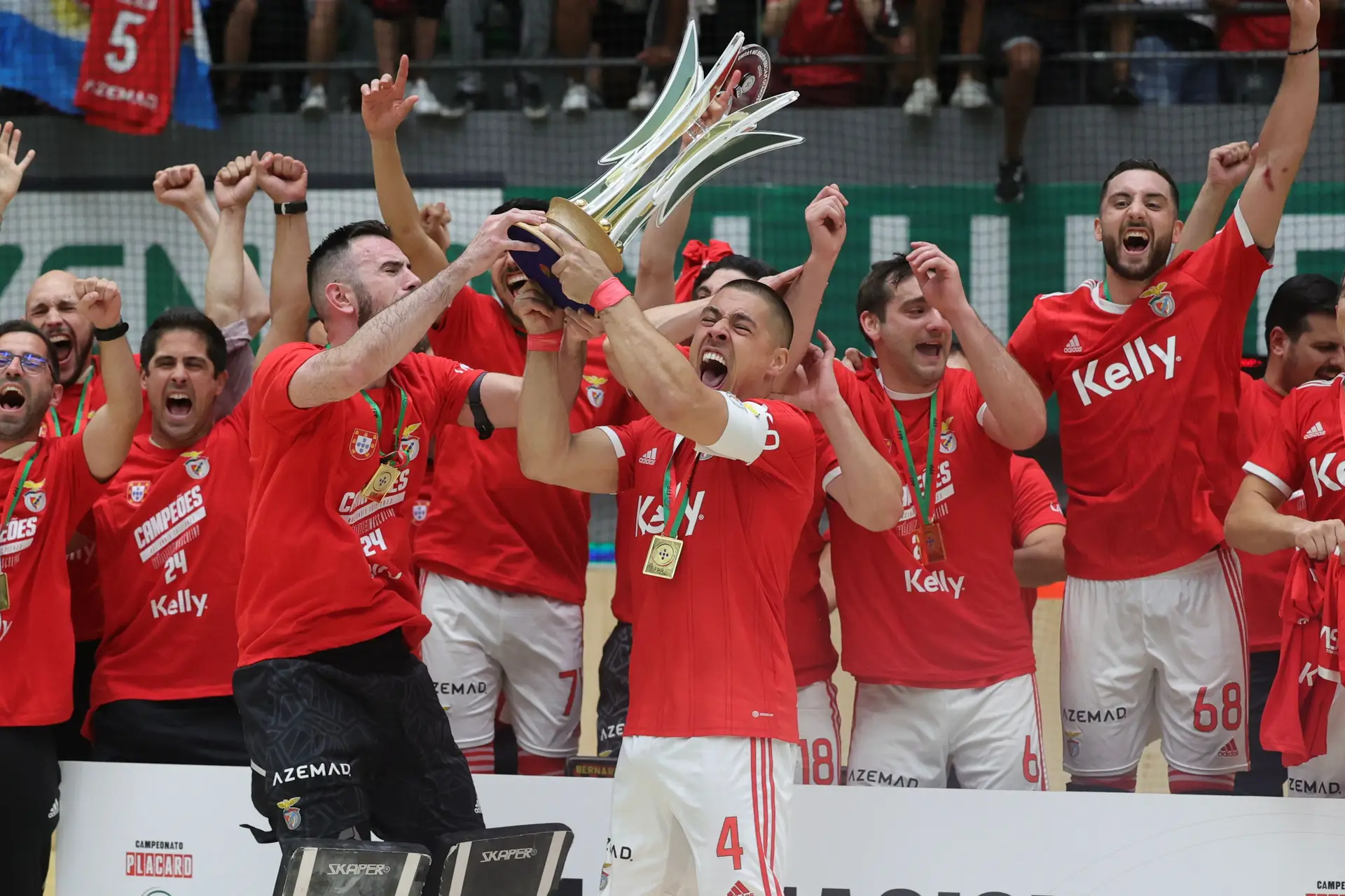 Benfica é campeão nacional de hóquei em patins sete anos depois do último título