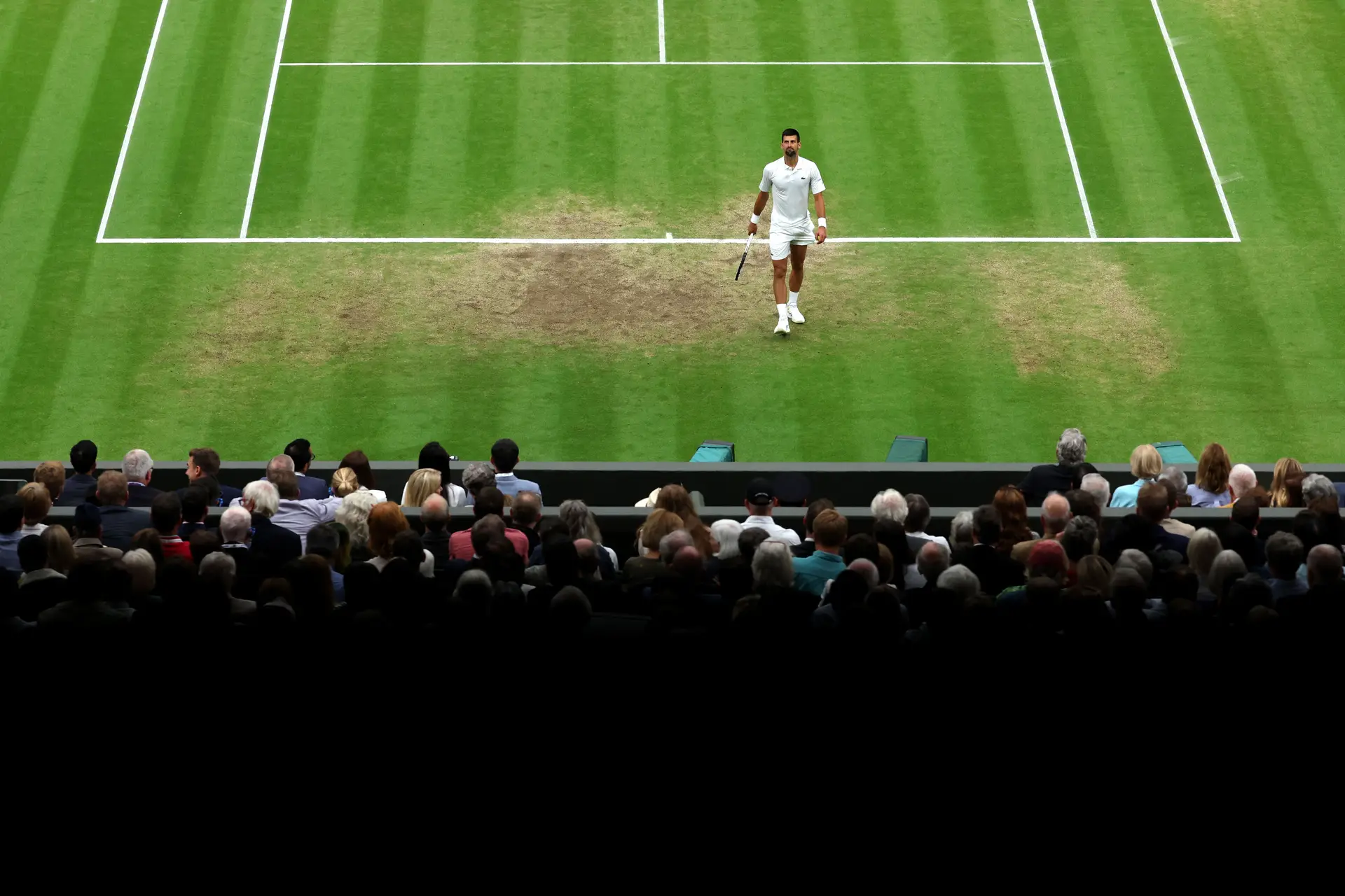 E Sinner, como tantos, sucumbiu à grandeza de Djokovic em Wimbledon