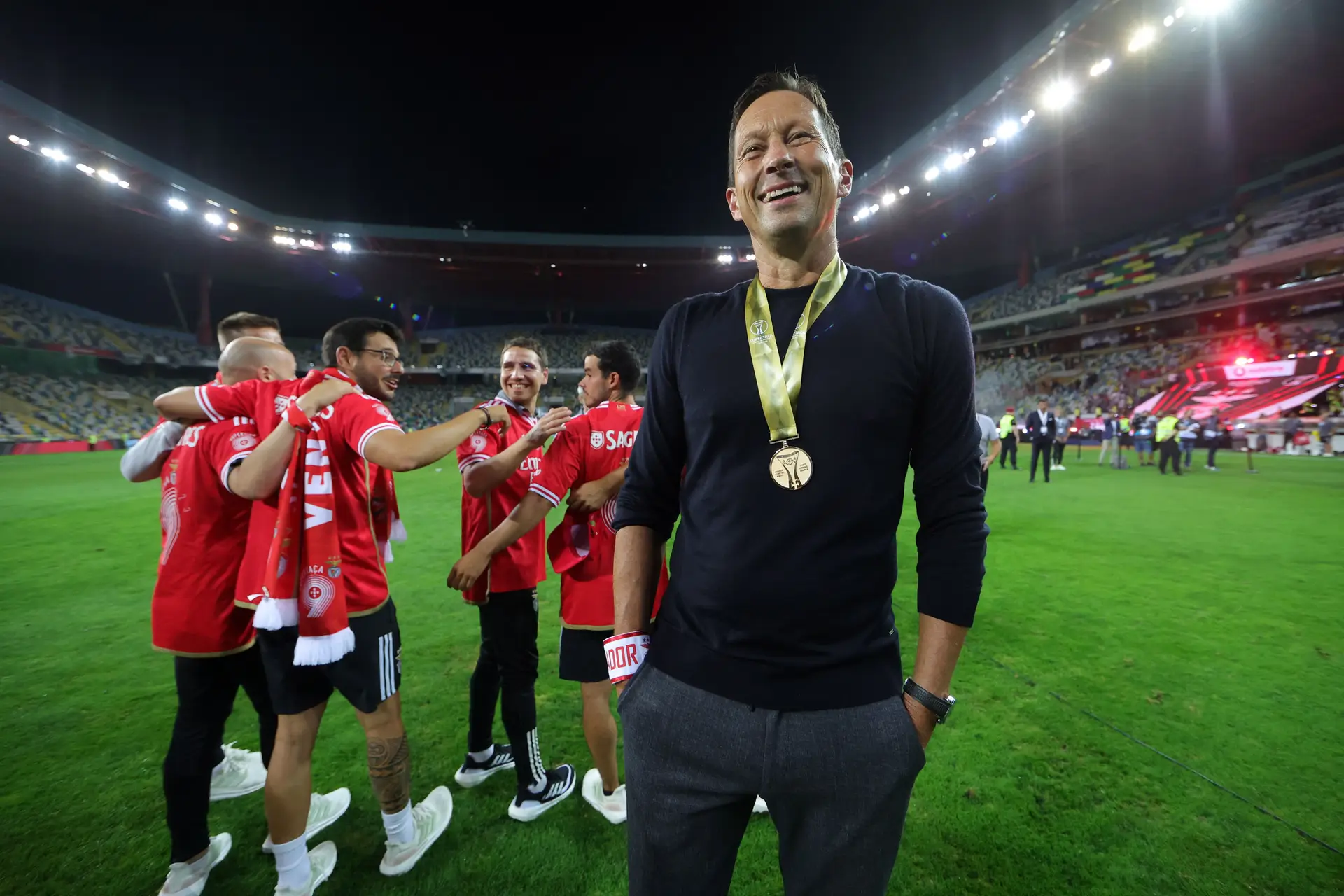 Roger Schmidt: “Acho que até com um avançado, ou com o Gonçalo Ramos, teríamos sofrido na primeira parte. Merecemos ganhar”