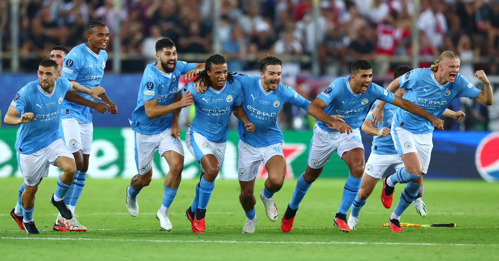 Manchester City vence Supertaça europeia pela primeira vez