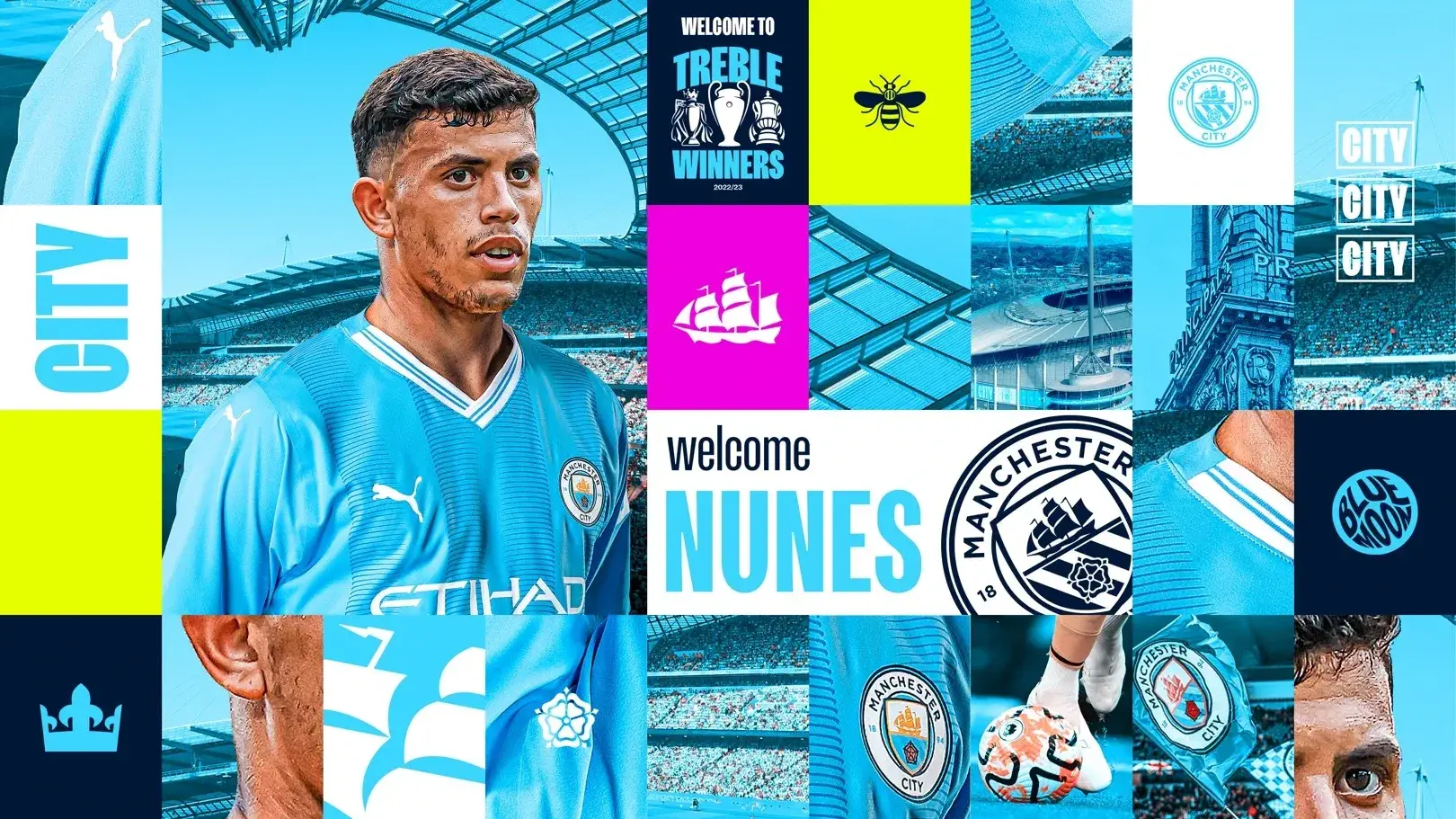 E às primeiras horas da manhã do último dia de mercado, Matheus Nunes é confirmado no Manchester City