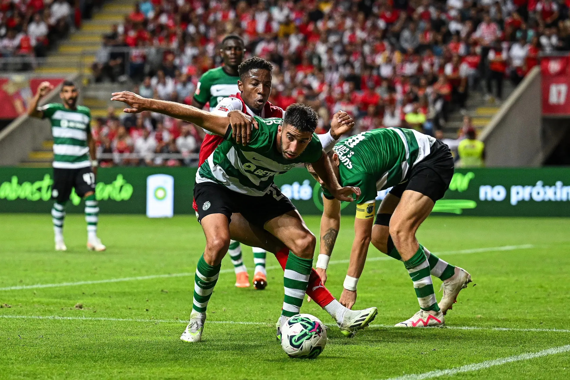 Ricardo Horta assume o ataque e mudanças na frente dos leões: estes são os onzes do SC Braga - Sporting da Taça da Liga