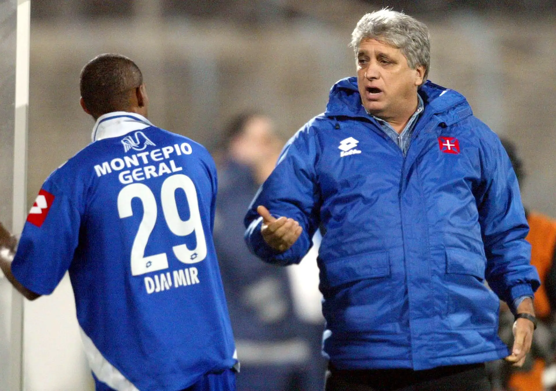 Marinho Peres, como treinador do Belenenses, em 2002