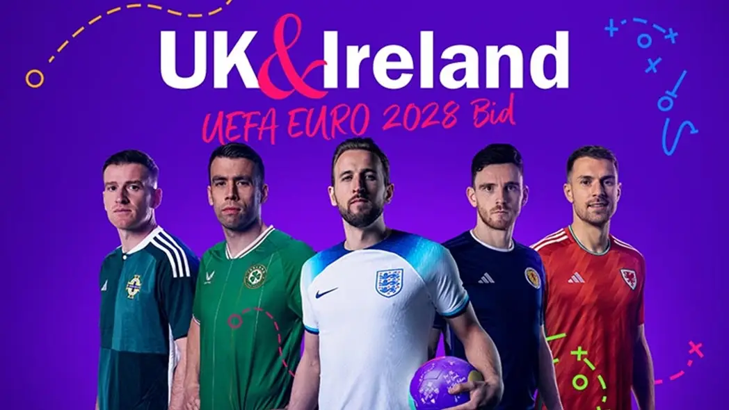 “Football’s coming home”: Euro 2028 será jogado no Reino Unido e Irlanda após a Turquia desistir da sua candidatura
