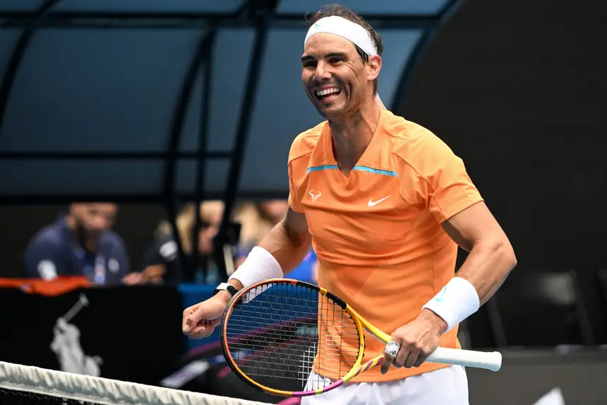 Красная майка Rafael Nadal