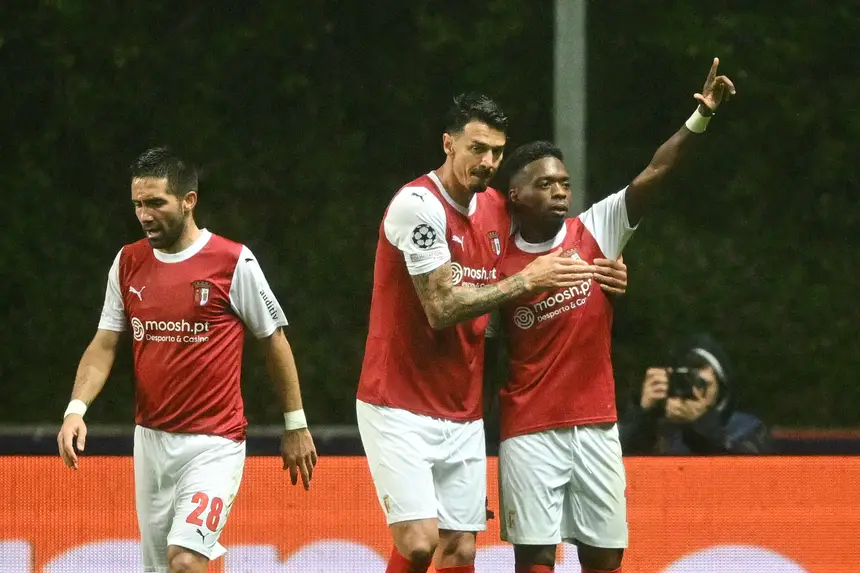 Champions: SC Braga já conhece adversário do play-off - SIC Notícias