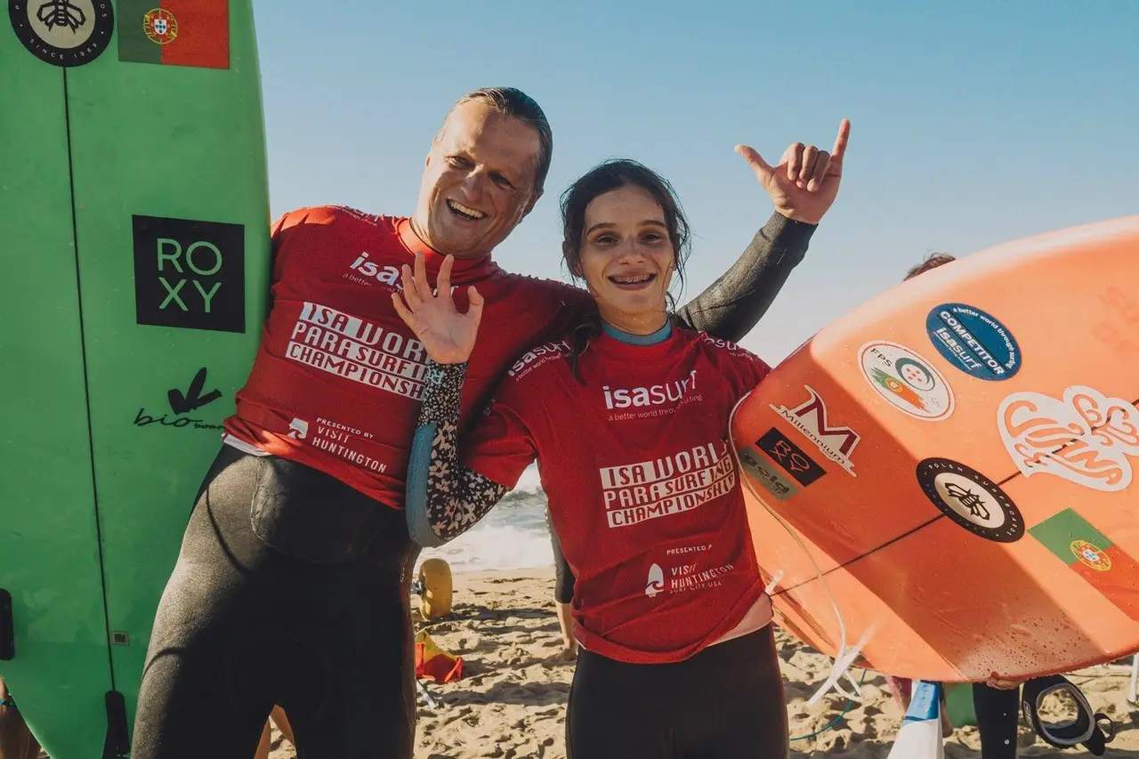 Marta Paço, a tricampeã mundial de surf que nunca viu o mar