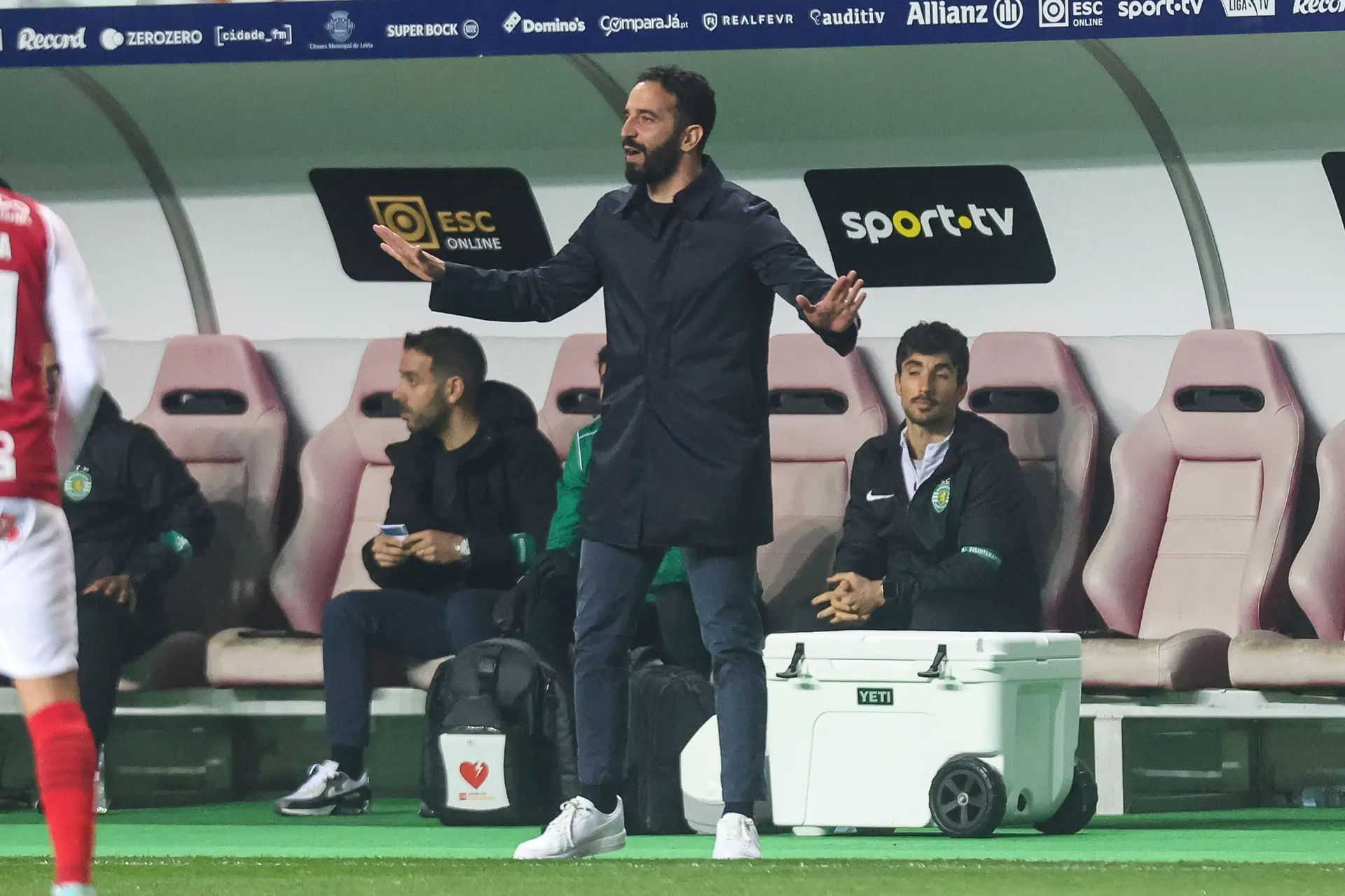 Rúben Amorim: “Ganhou o SC Braga porque nós não conseguimos fazer golos, simplesmente isso”