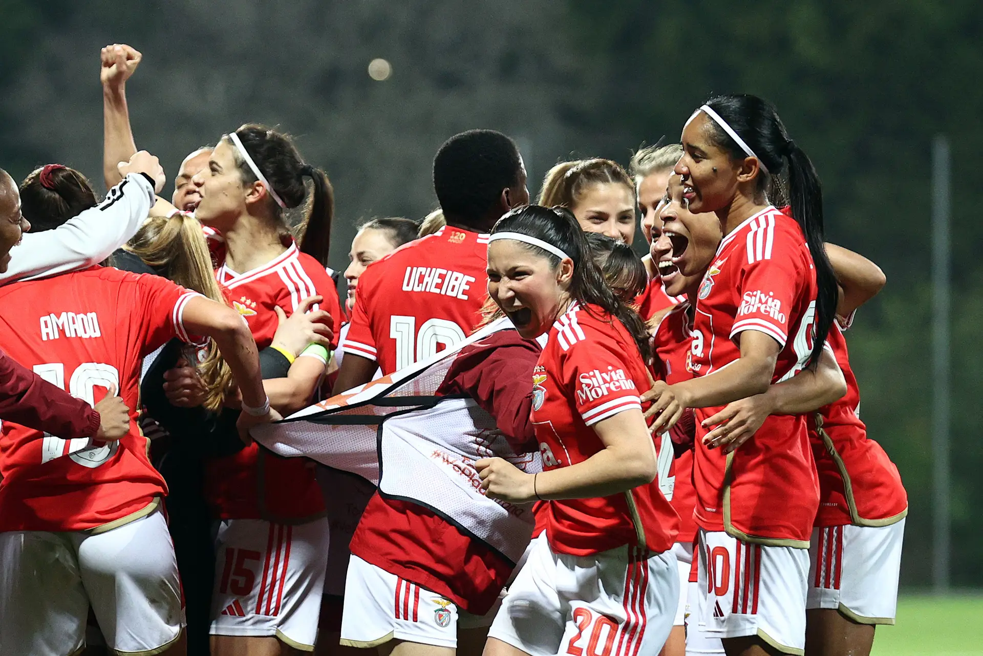 Benfica histórico sobe ao 12º lugar do ranking feminino de clubes da UEFA