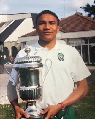 Luis Vidigal com a Taça