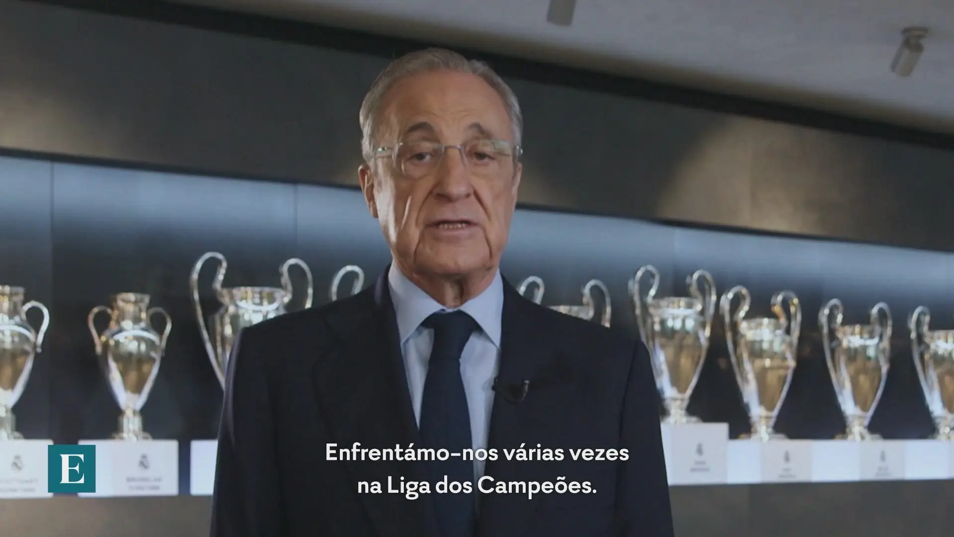 De um presidente para outro, o elogio de Florentino Pérez a Pinto da Costa: “É história do futebol mundial”