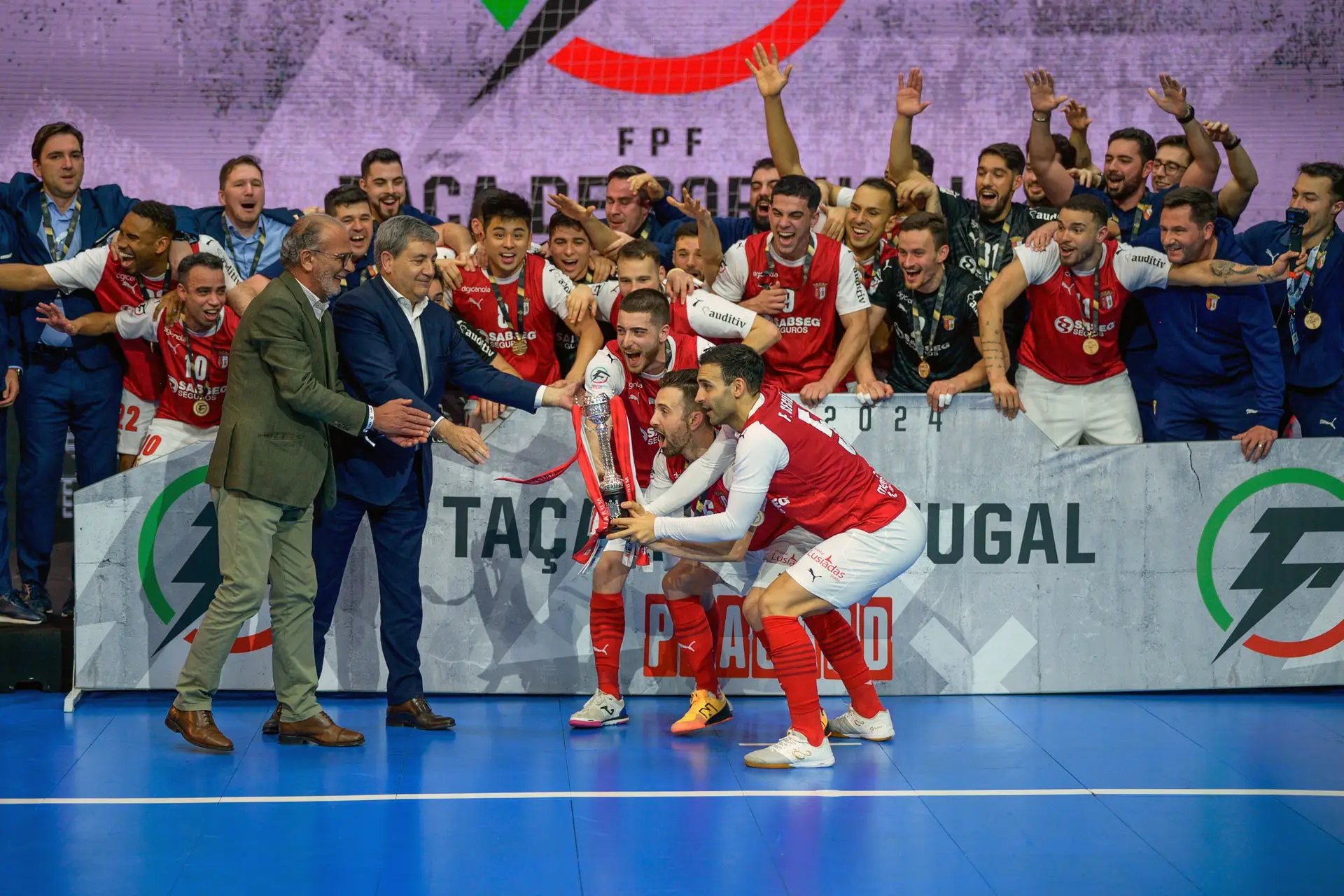 SC Braga bate Sporting e vence pela primeira vez a Taça de Portugal de futsal