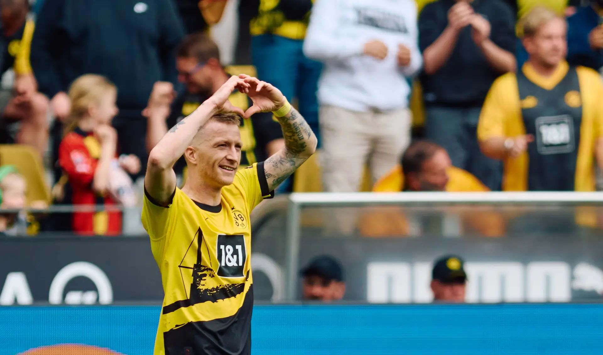 A extinção dos cavalheiros está mais próxima: no primeiro adeus a Dortmund, Marco Reus foi numa hora o mesmo que em 12 anos