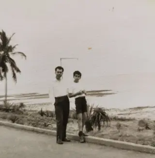 Com o pai