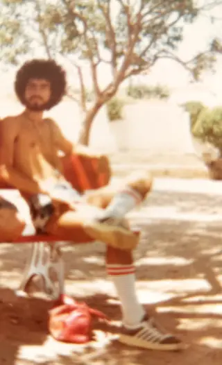 Carlos Barroca num momento de descontração