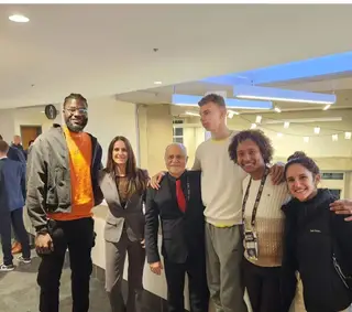 Neemias Queta, Ticha Penicheiro, Carlos Barroca, Ruben Prey, Mery Andrade e Inês Vieira 