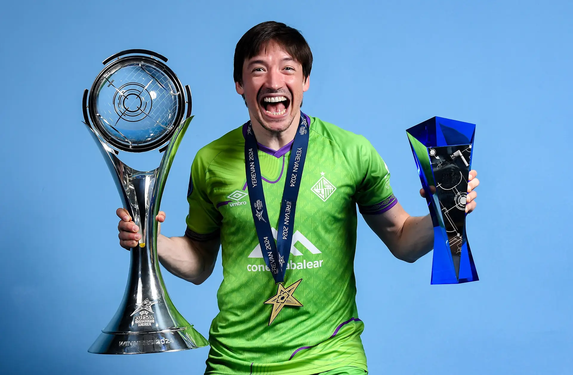 Amigo do improvável, Chaguinha tornou-se georgiano sem saber como e ganhou a Champions de futsal quando “nem o presidente acreditava”