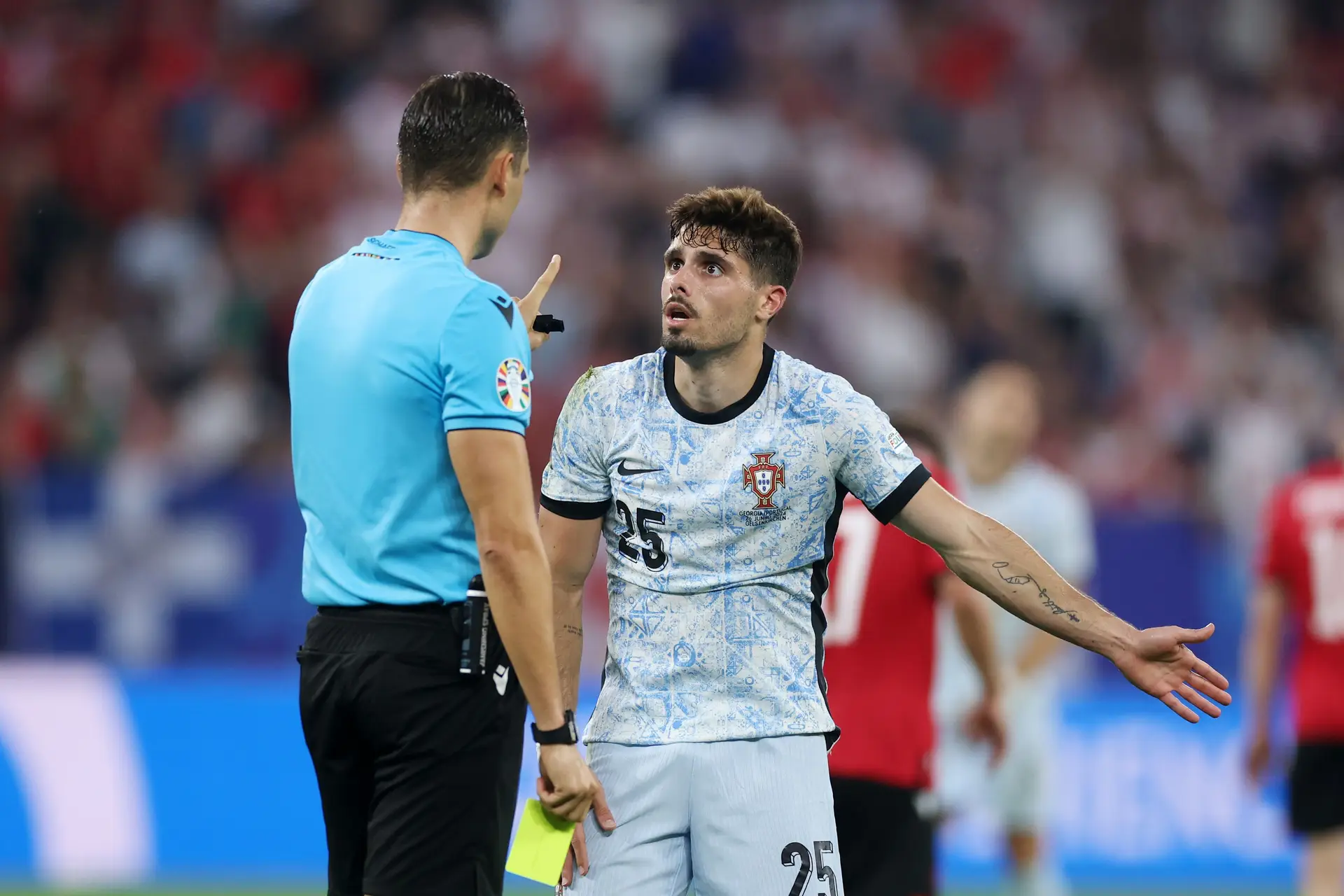 Pedro Neto: “Estamos confiantes. Até hoje, não me lembro de uma equipa, a par da Alemanha, que estivesse a jogar tão bem futebol como nós”