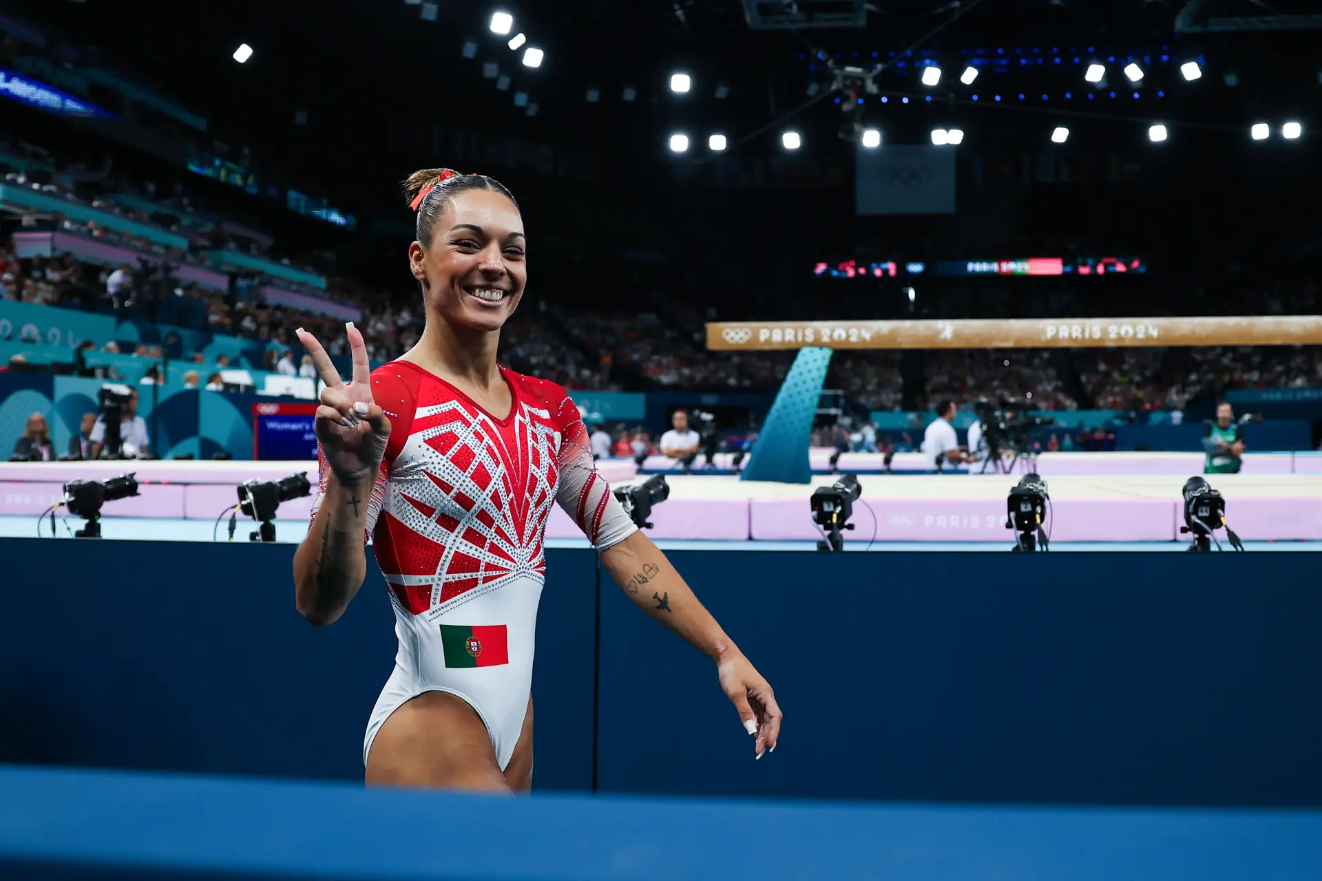 Filipa Martins já tinha feito o que ninguém imaginava na ginástica portuguesa. Na final do all-around, desfrutou até ao 20.º lugar
