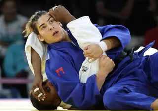 Patrícia Sampaio está nas meias-finais e vai lutar pelas medalhas no judo