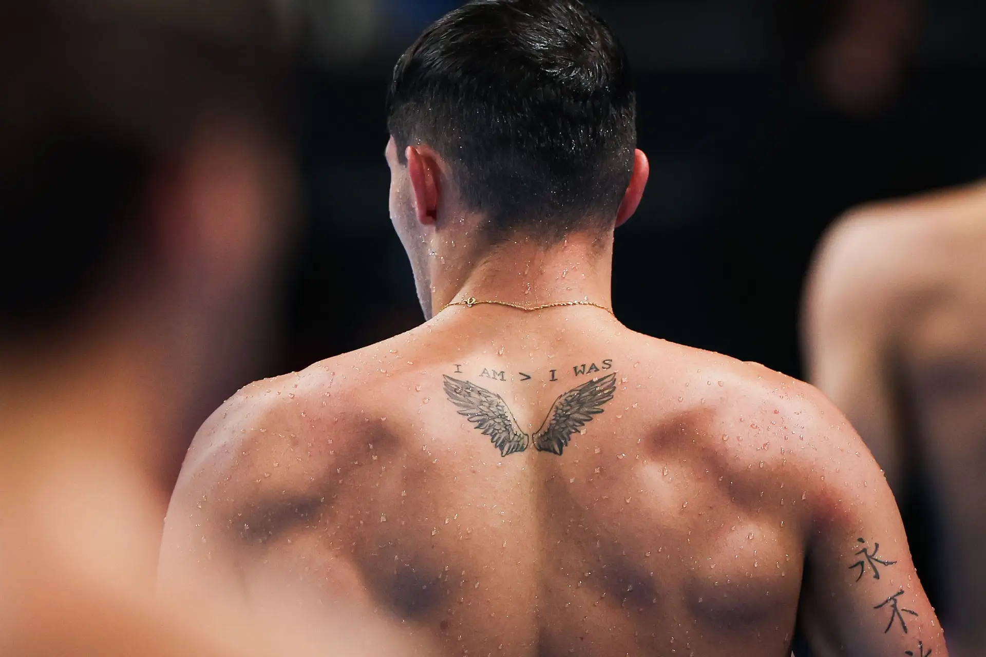 Estas costas são de Diogo Ribeiro, o português que é o atual campeão mundial dos 50 metros mariposa.