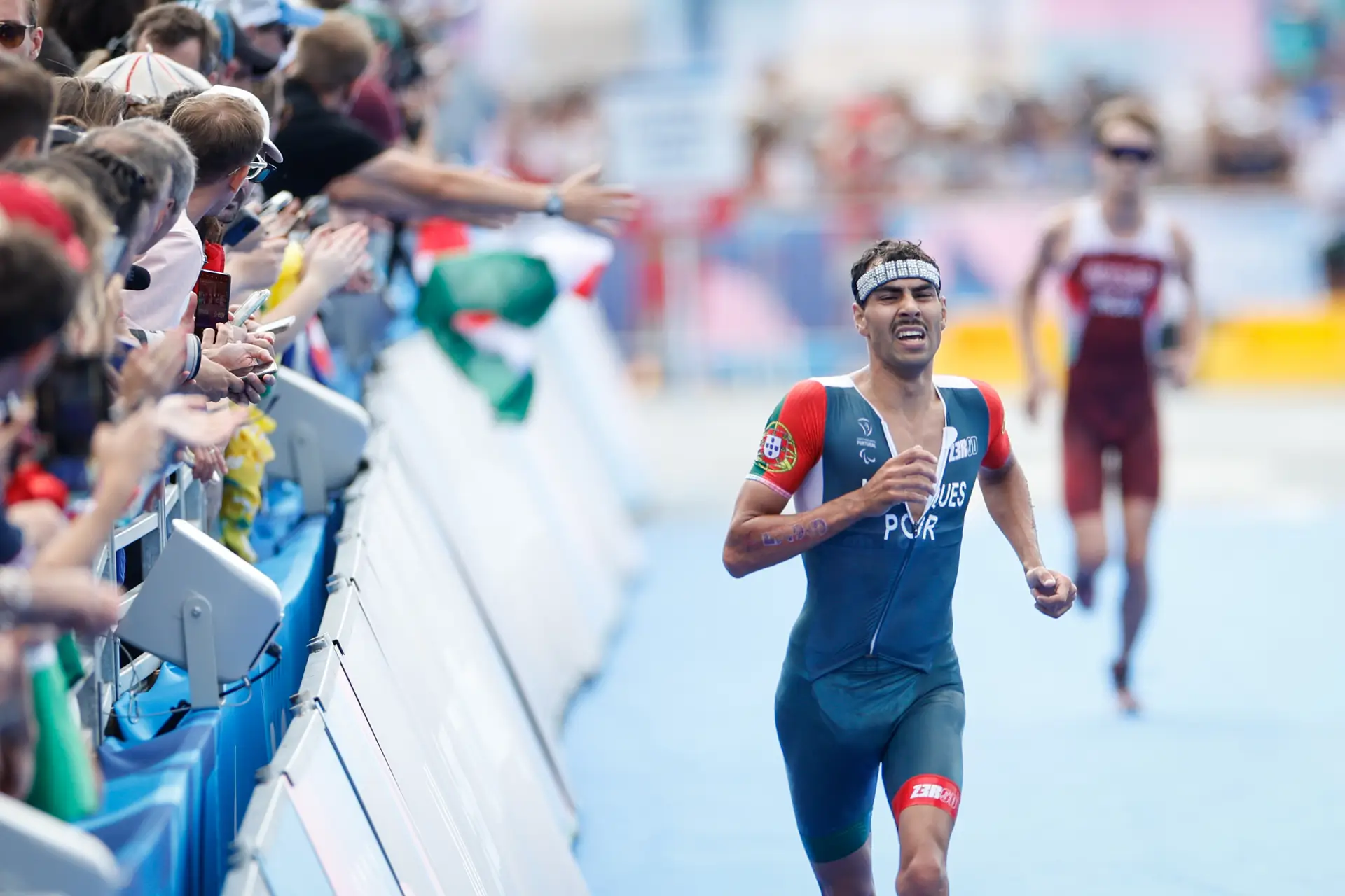 Na estreia de Portugal no triatlo paralímpico, Filipe Marques ficou às portas do pódio