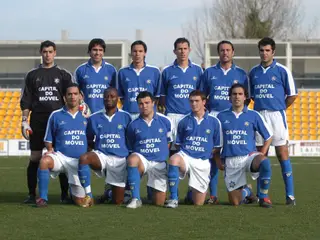 Uma das equipas de André Leão (3º atrás à esquerda) no Freamunde
