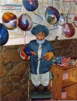 André Leão em criança