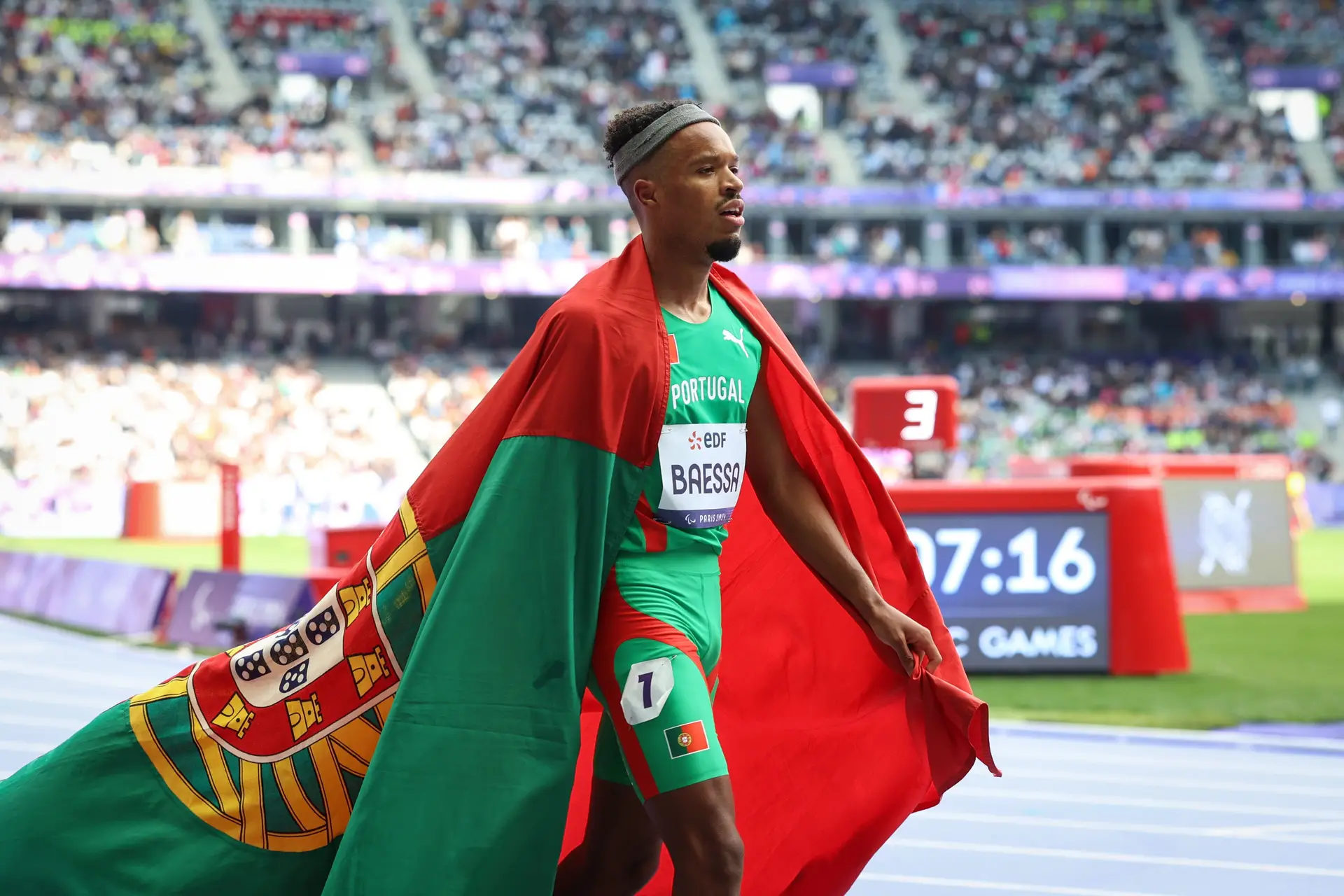 Sandro Baessa conquista bronze nos 1.500 metros nos Mundiais de atletismo paralímpico