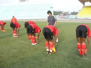 Num treino dos African Lyon