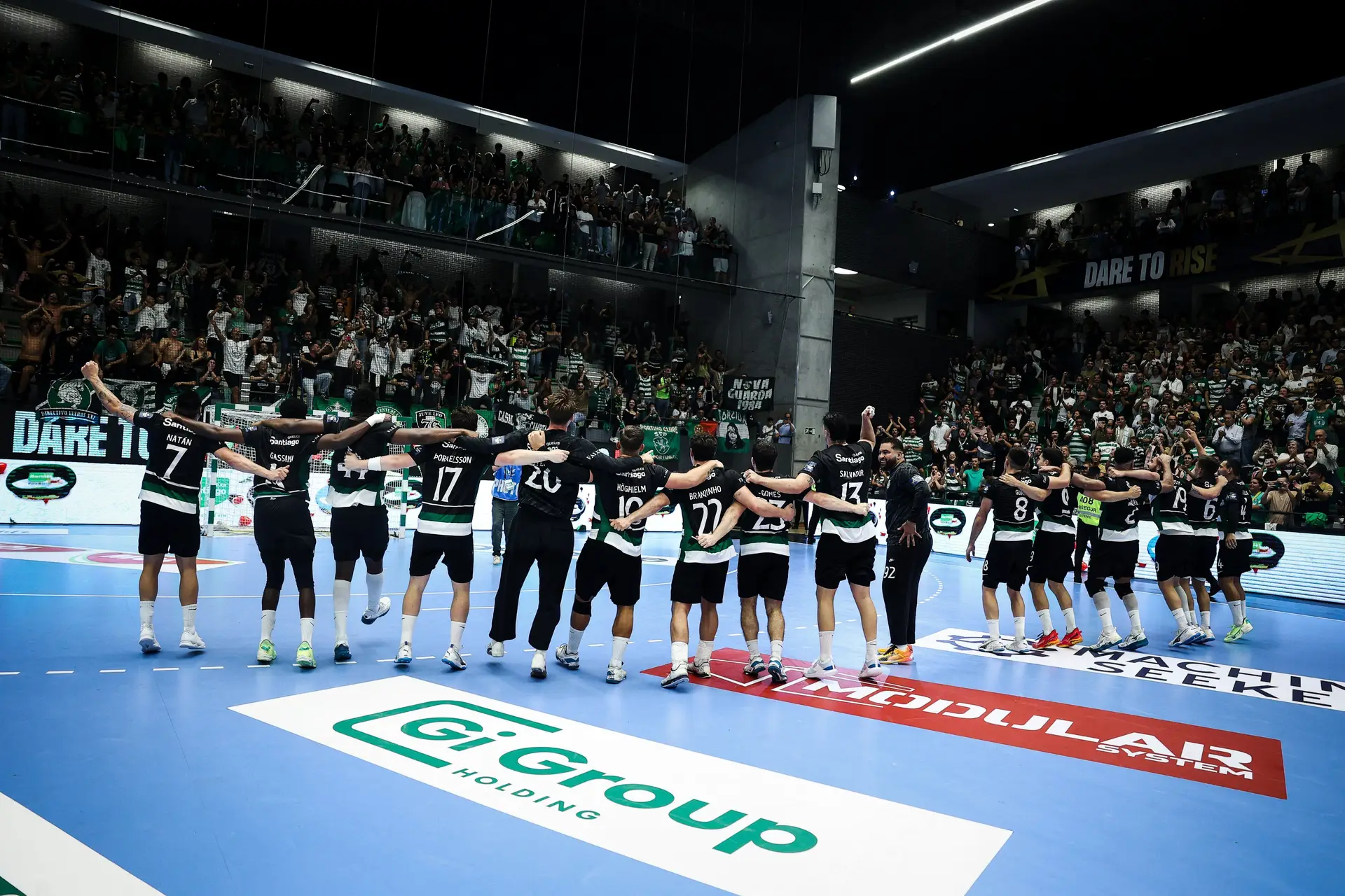 O Sporting está a dar nas vistas na Champions do andebol e “não é justo colocar limites” ao que poderá fazer na Europa