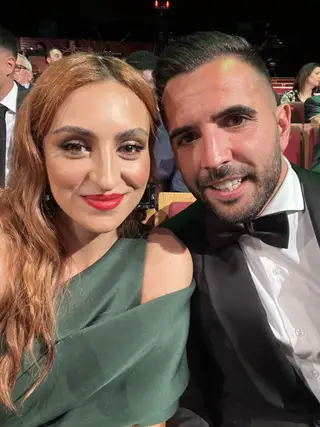 Zé Manuel com a mulher, com quem começou a namorar aos 17 anos