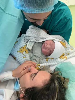 Zé Manuel conseguiu assistir ao parto do filho Valentim