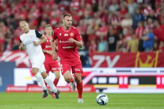 Em ação pelo Widzew Lodz