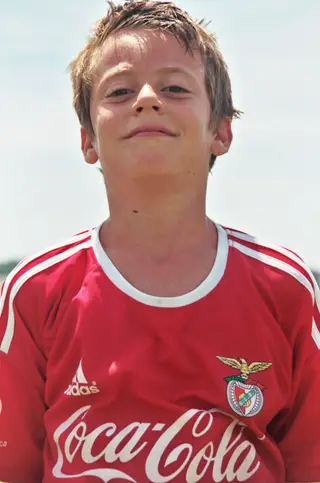 Aos sete anos Luís Silva foi jogar para o clube do coração, o Benfica