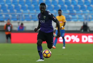 Foi pelo CD Tondela que Mamadu Candé se estreou na I Liga portuguesa