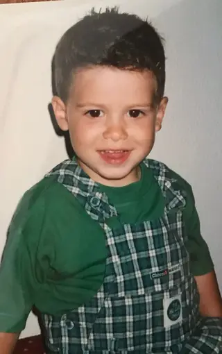 Rúben em criança