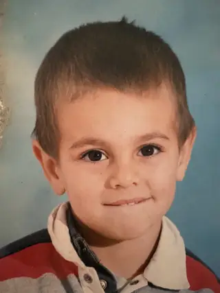 Gonçalo Gregório em criança