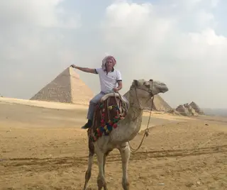 Alexandre Santos no deserto