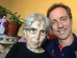 Alexandre Santos e a sua avó Faustina, a maior perda da sua vida até hoje