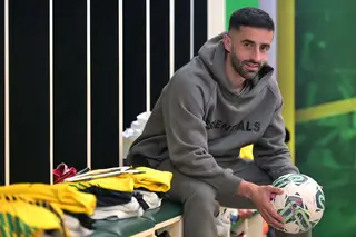 Xavier no balneário do CD Tondela