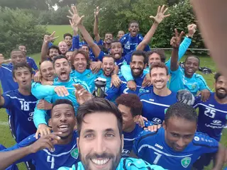 A equipa do Al Fateh, em 2016