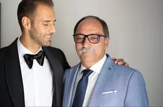 Marco com o pai