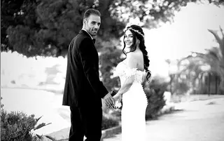 No dia do casamento com Melania
