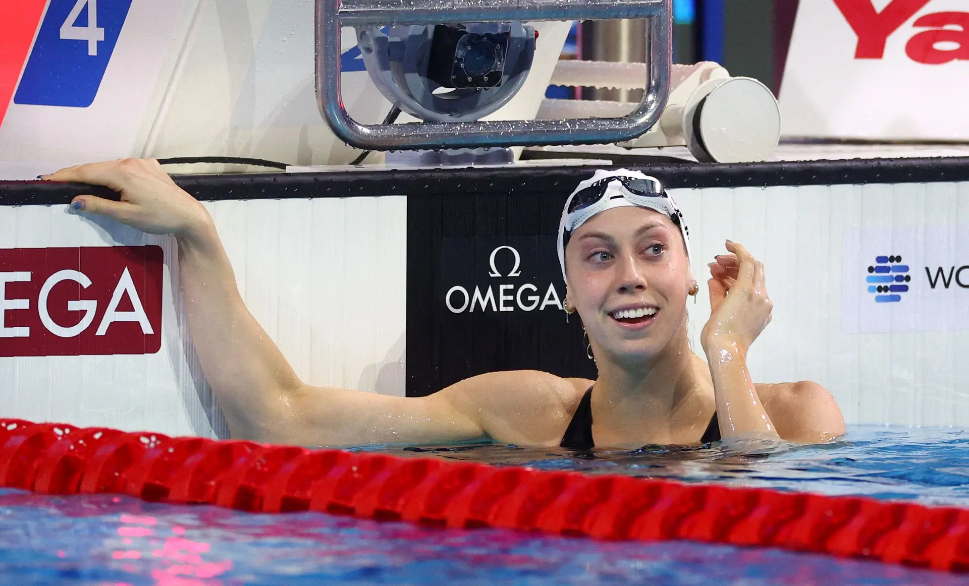 Gretchen Walsh já vai em sete recordes do mundo batidos nos Mundiais de piscina curta