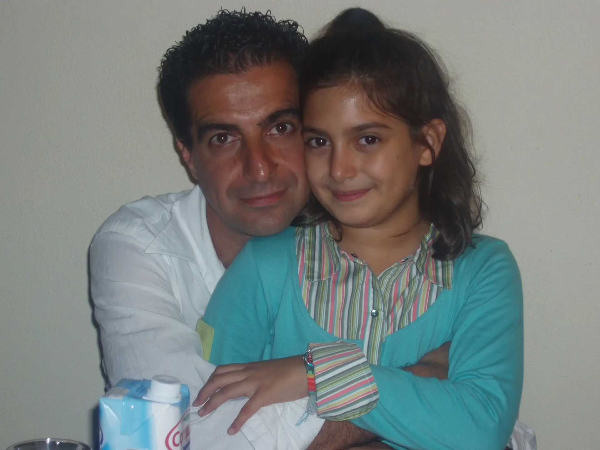 Renato Paiva com a filha Ana Francisca