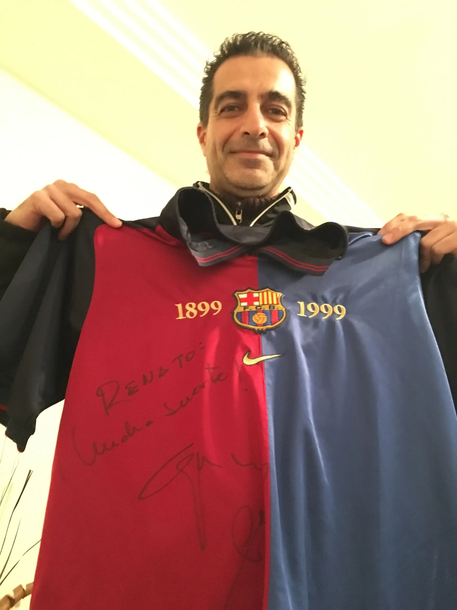  Além do Benfica Renato Paiva sempre foi adepto ferrenho do Barcelona também 
