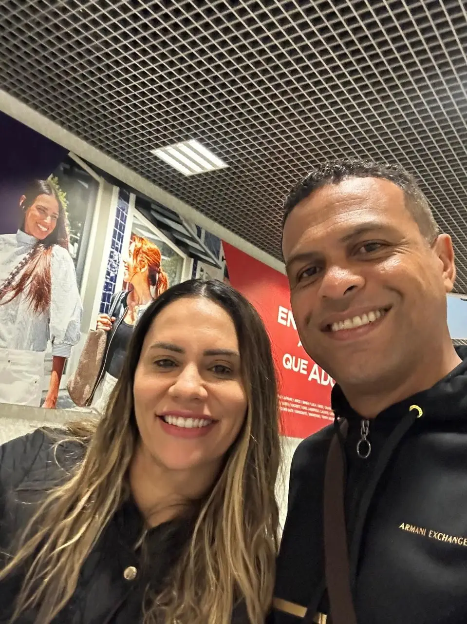 Geovanni com a mulher