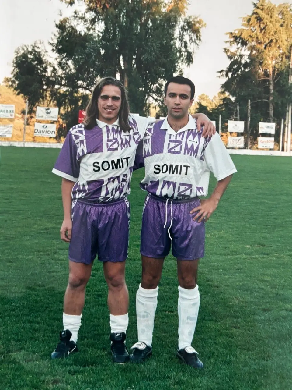 Nando Dias e Carlos Vaz Pinto jogaram juntos no Académico de Viseu, em Tondela e Oliveira do Hospital